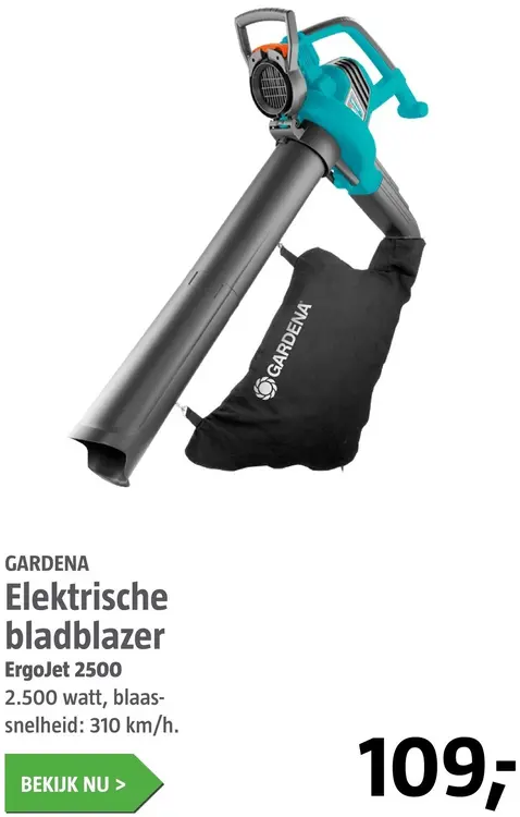 Aanbieding: Elektrische bladblazer ErgoJet 2500
