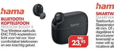 Aanbieding: Bluetooth koptelefoon freedom buddy ii