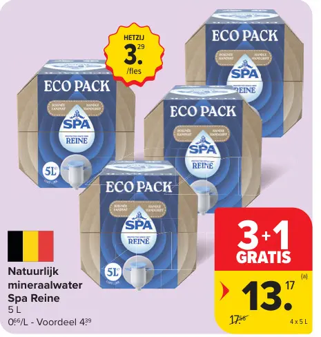 Promotie: Natuurlijk mineraalwater