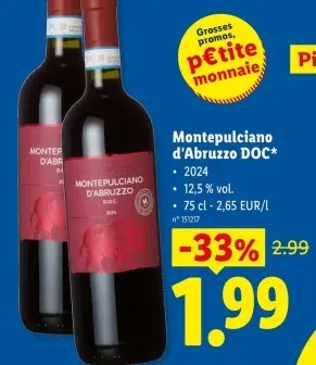 Offre: Montepulciano d'Abruzzo DOC*