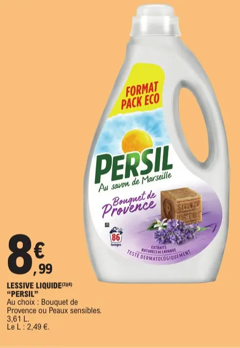 Offre: Lessive liquide