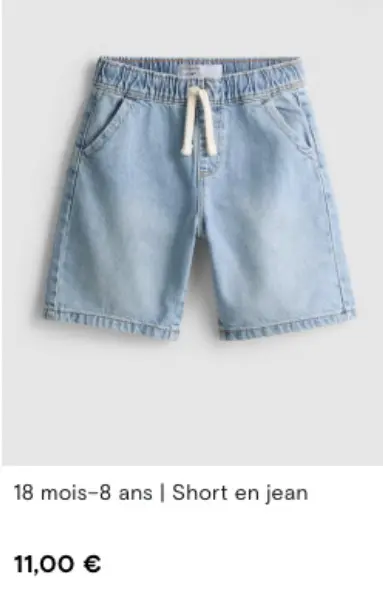Offre: Short en jean