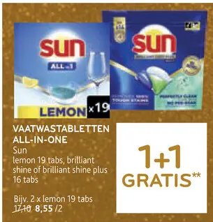 Promotie: Vaatwastabletten all-in-one