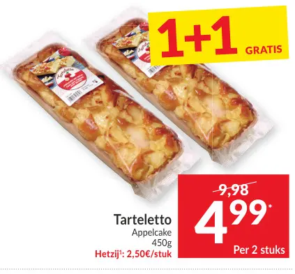 Promotie: Tarteletto