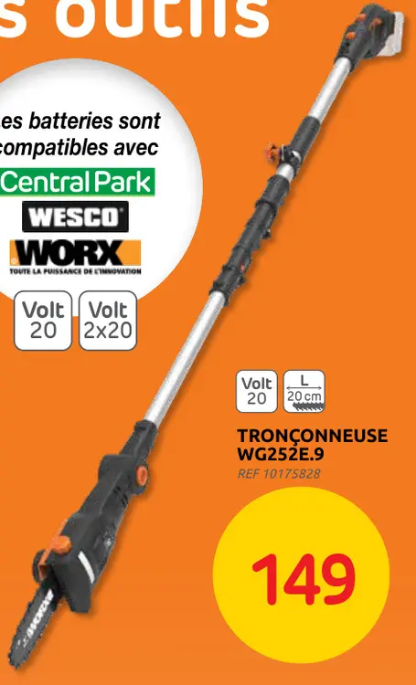 Offre: Tronçonneuse wg252e.9
