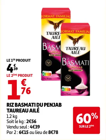 Offre: Riz basmati du penjab