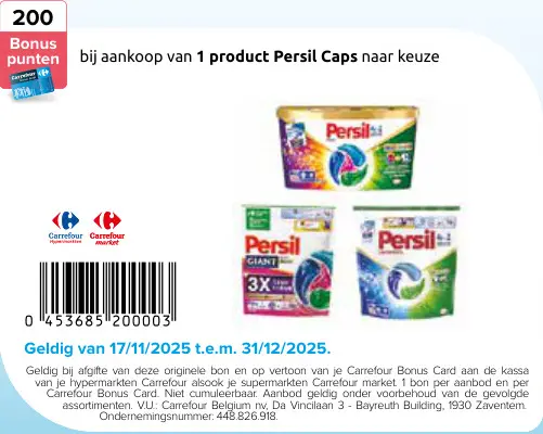 Promotie: Persil Caps