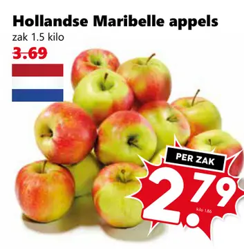Aanbieding: Hollandse Maribelle appels