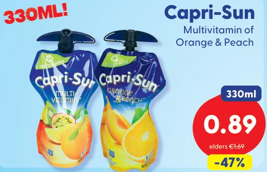 Aanbieding: Multivitamin of orange & peach
