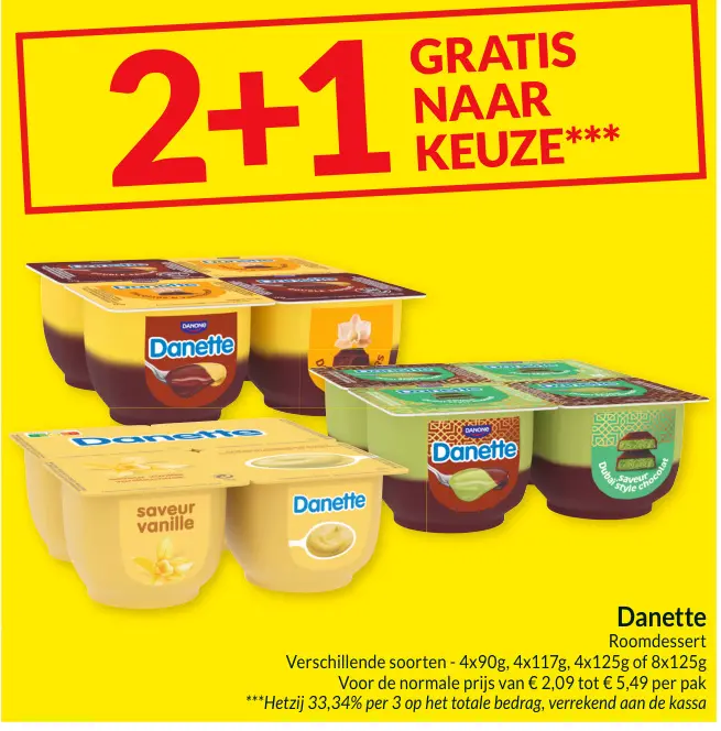 Promotie: Danette Roomdessert