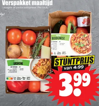 Aanbieding: Verspakket maaltijd