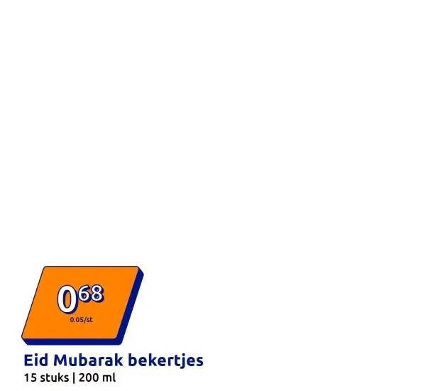 Aanbieding: Eid Mubarak bekertjes