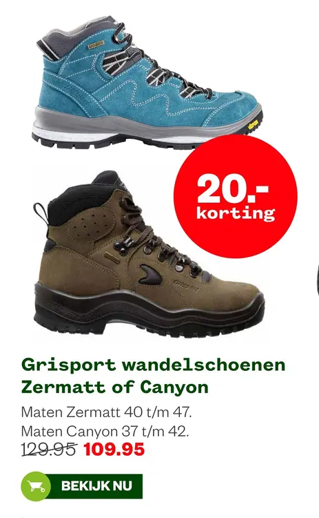 Aanbieding: Grisport wandelschoenen Zermatt of Canyon