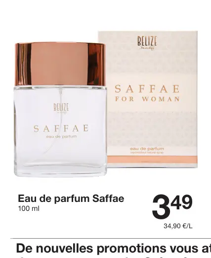 Offre: Eau de parfum Saffae