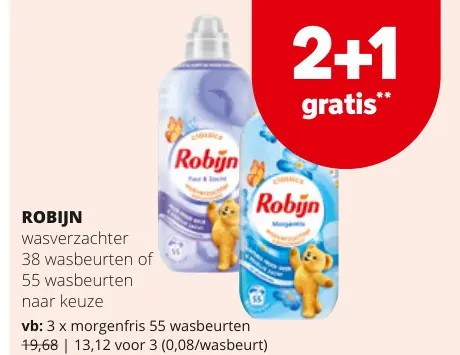 Promotie: Robijn wasverzachter