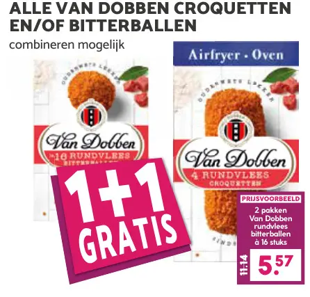 Aanbieding: Croquetten en/of Bitterballen