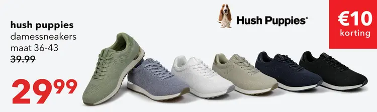 Aanbieding: Hush Puppies damessneakers