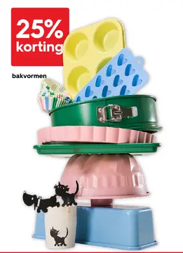 Aanbieding: bakvormen