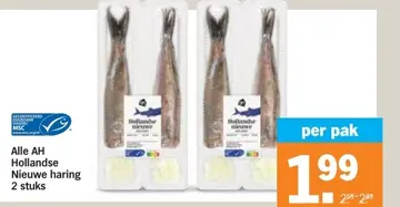 Aanbieding: Alle AH Hollandse Nieuwe haring