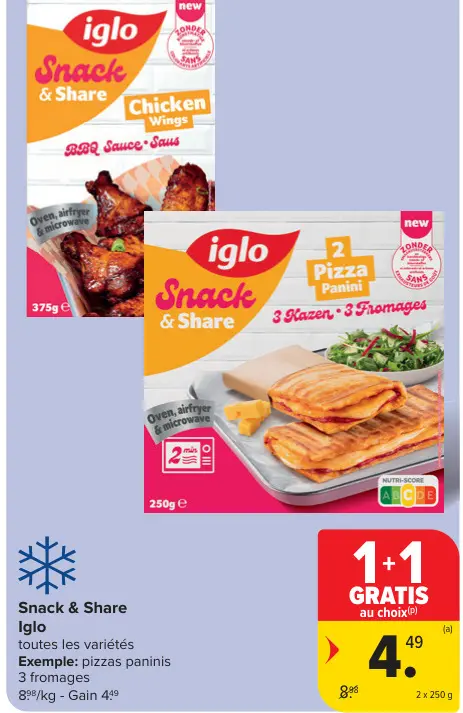 Offre: Snack & Share