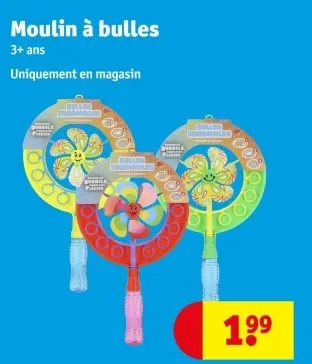 Offre: Moulin à bulles
