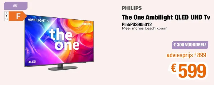 Promotie: The One Ambilight QLED UHD Tv
