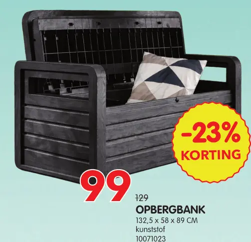 Promotie: Opbergbank