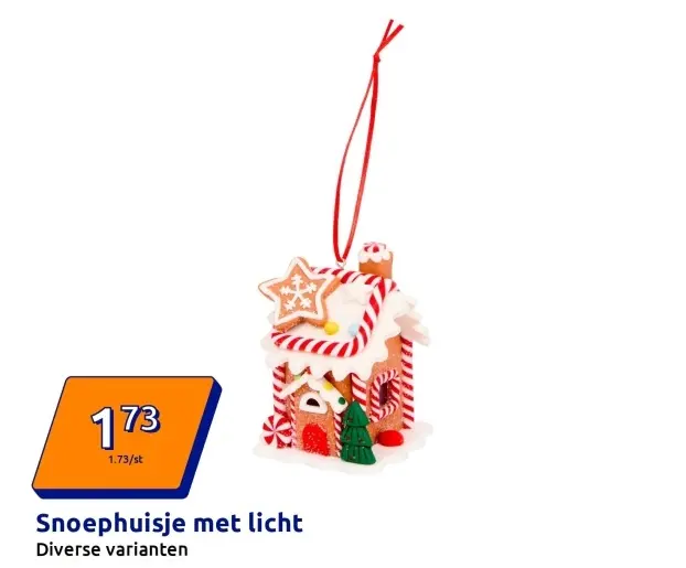 Aanbieding: Snoephuisje met licht