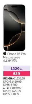 Aanbieding: iPhone 16 Pro Max