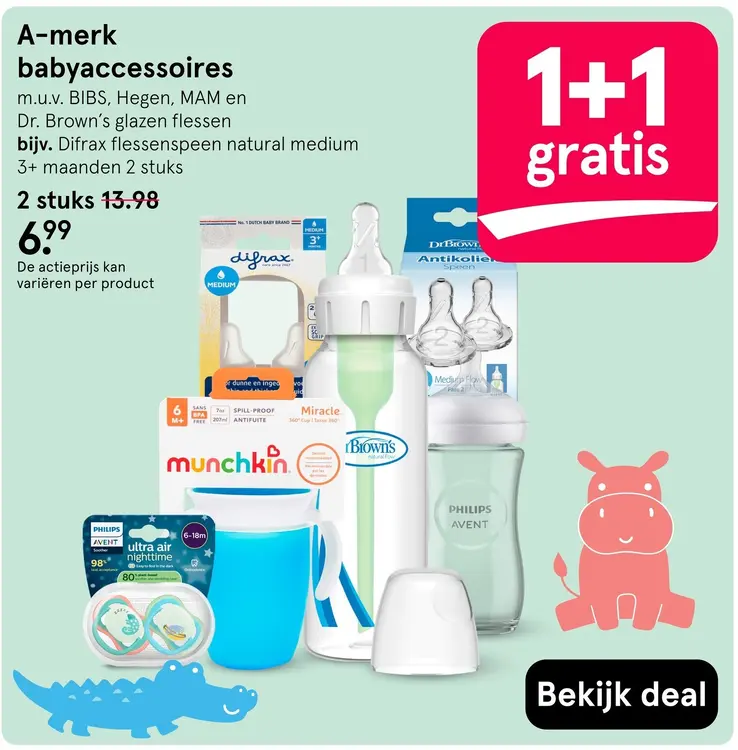 Aanbieding: A-merk babyaccessoires