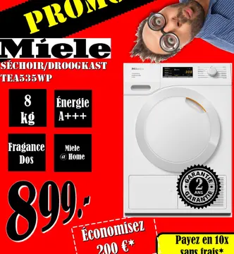 Aanbieding: Miele SÉCHOIR/DROOGKAST TEA535WP