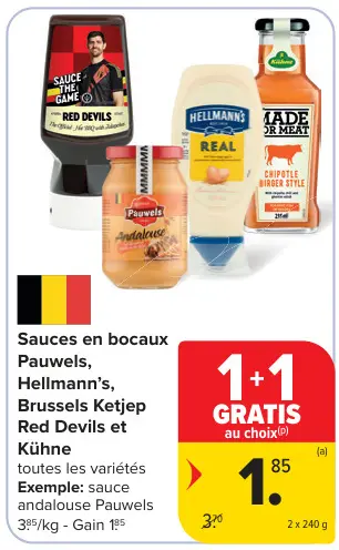 Offre: Sauces en bocaux