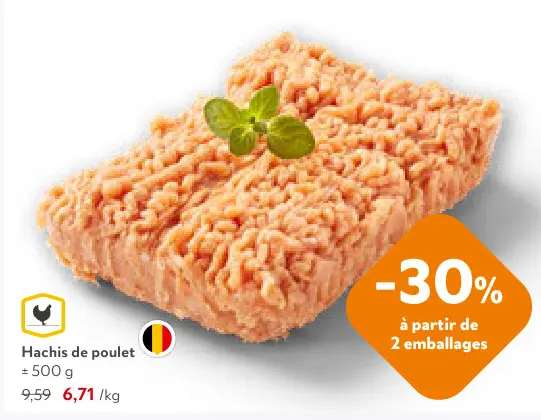 Offre: Hachis de poulet