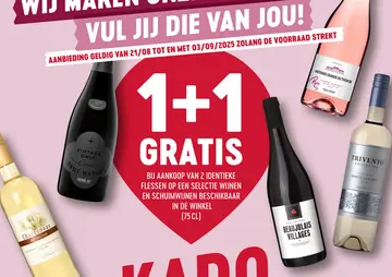 Aanbieding: Wijnen en Schuimwijnen