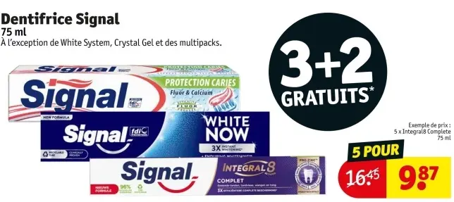 Offre: Dentifrice