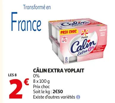 Offre: Câlin extra Yoplait