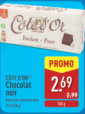 Offre: Chocolat noir
