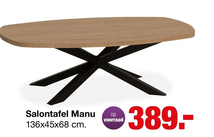 Aanbieding: Salontafel Manu