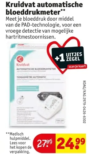 Aanbieding: Automatische bloeddrukmeter