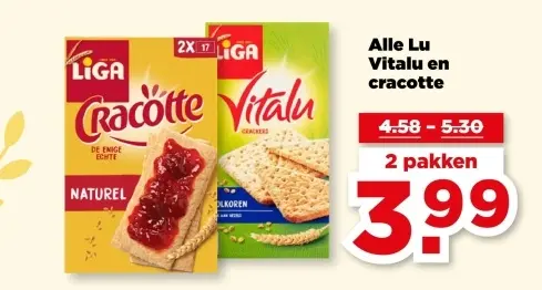 Aanbieding: Lu Vitalu en Cracotte