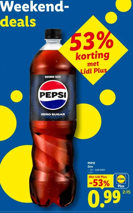Promotie: Pepsi Zero