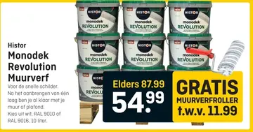 Aanbieding: Histor Monodek Revolution Muurverf