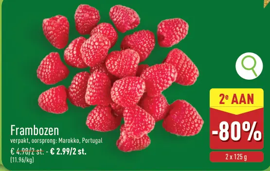 Aanbieding: Frambozen