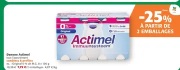 Offre: Danone Actimel tout l'assortiment