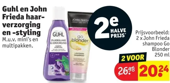 Promotie: haarverzorging en -styling