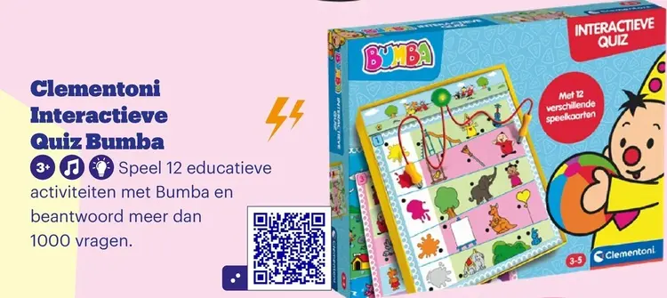 Promotie: Clementoni Interactieve Quiz Bumba
