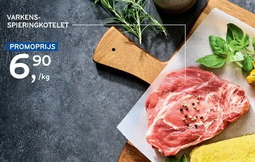 Promotie: Varkens-spieringkotelet