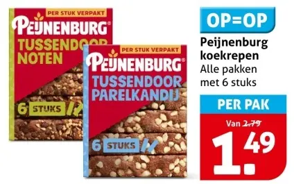 Aanbieding: Peijnenburg koekrepen
