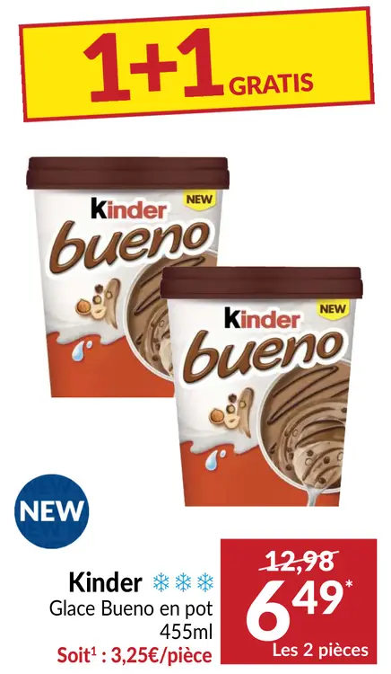 Offre: Glace Bueno en pot