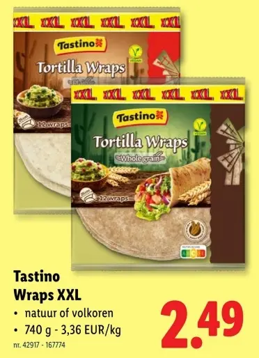 Aanbieding: Tortilla Wraps XXL